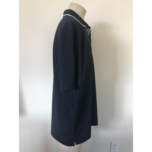 PING Sensorcool Short Sleeve Polo Golf Shirt Mens Size XL Navy Blue - Picture 4 of 8